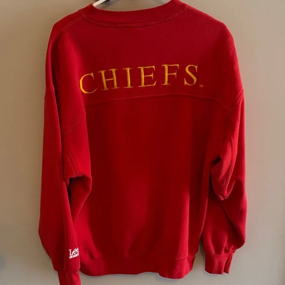 Vintage Kansas City Chiefs Red Sweatshirt - Picture 5 of 5